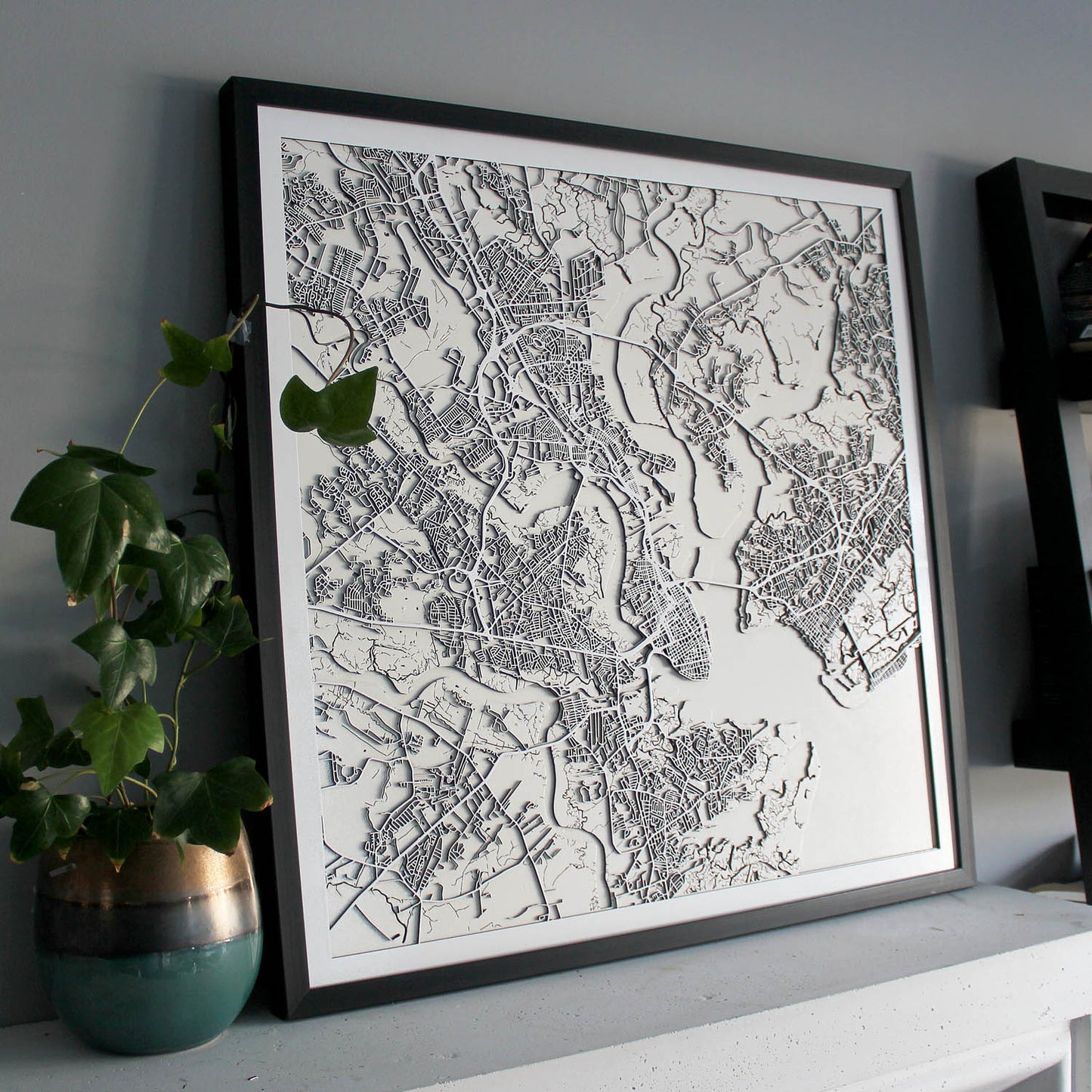 Charleston Street Carving Map (Sold Out) (4423997554803)
