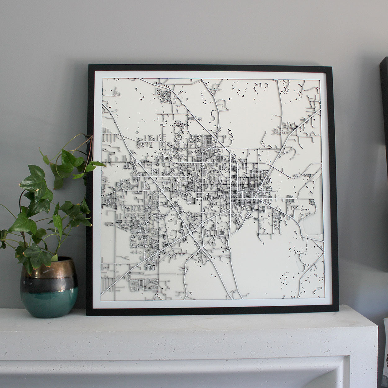 Gainesville Street Carving Map (Sold Out)