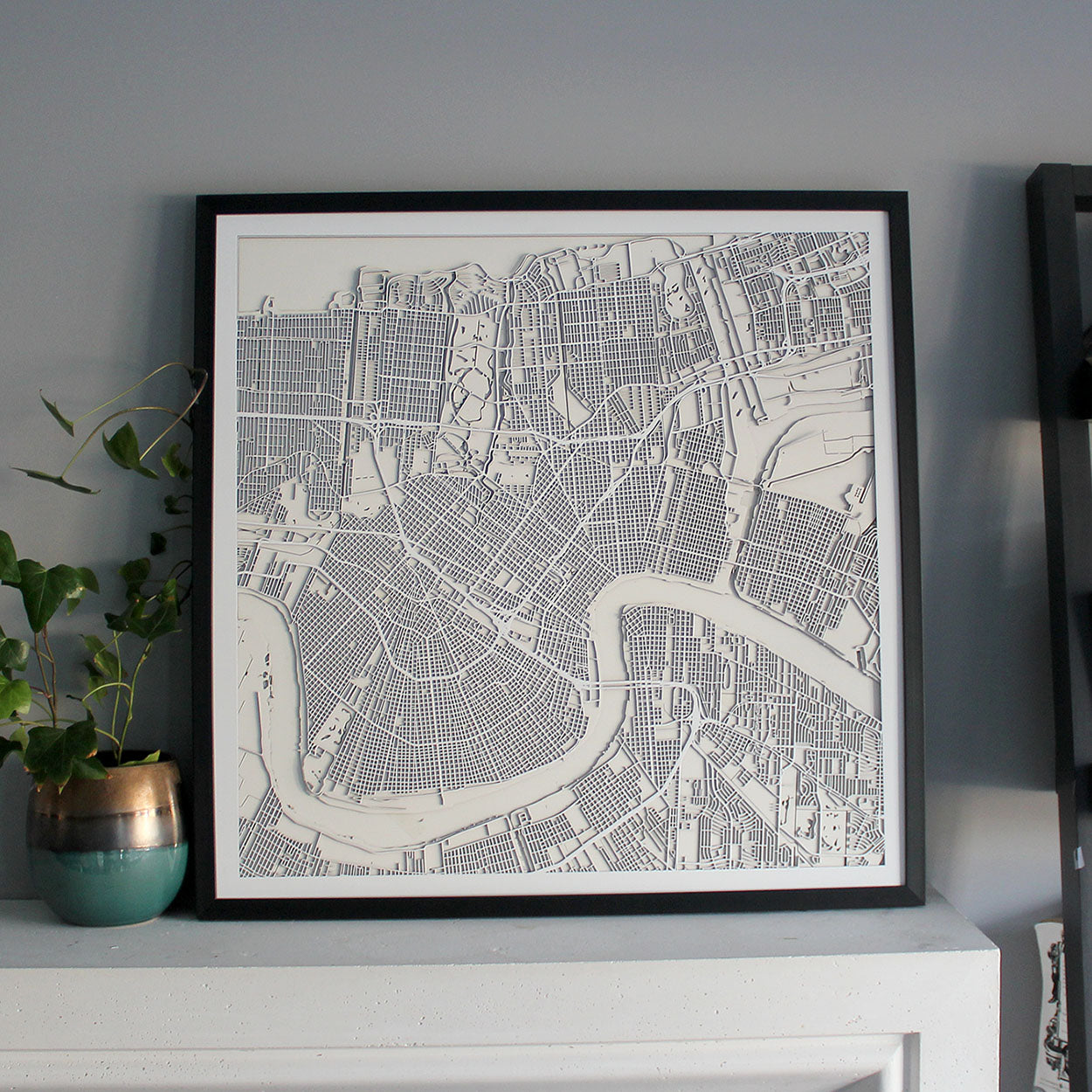 New Orleans Street Carving Map (Sold Out)