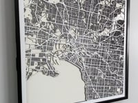 Melbourne Street Carving Map